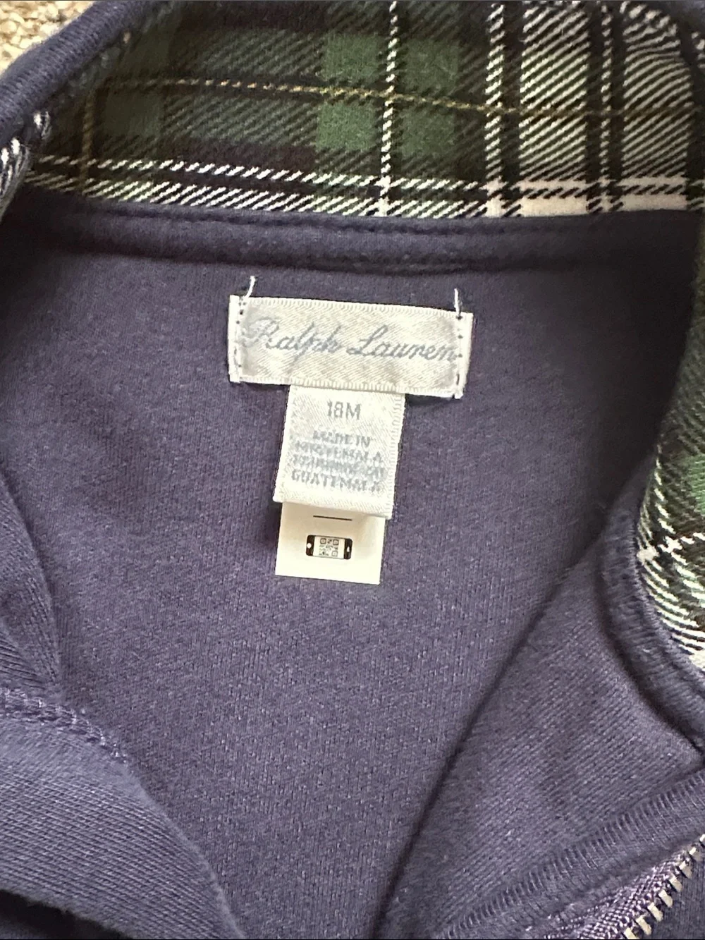Ralph Lauren Quarter Zip Navy